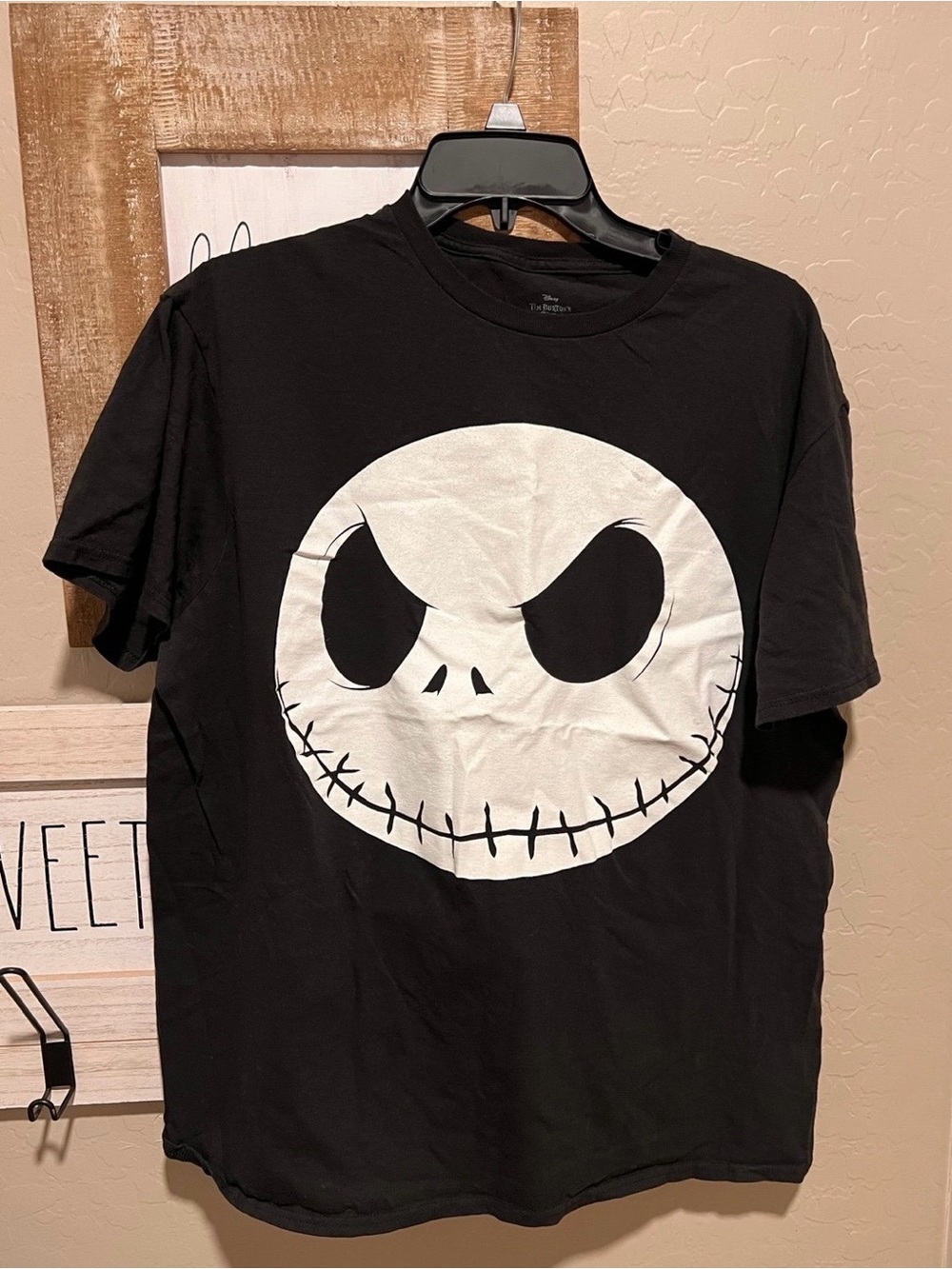 Black Jack Skellington Graphic Tee - Short Sleeve